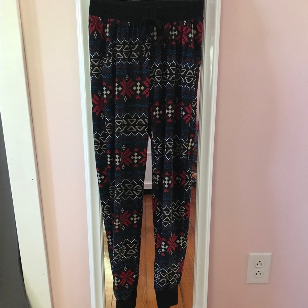 Multi-Color Christmas Themed Joggers